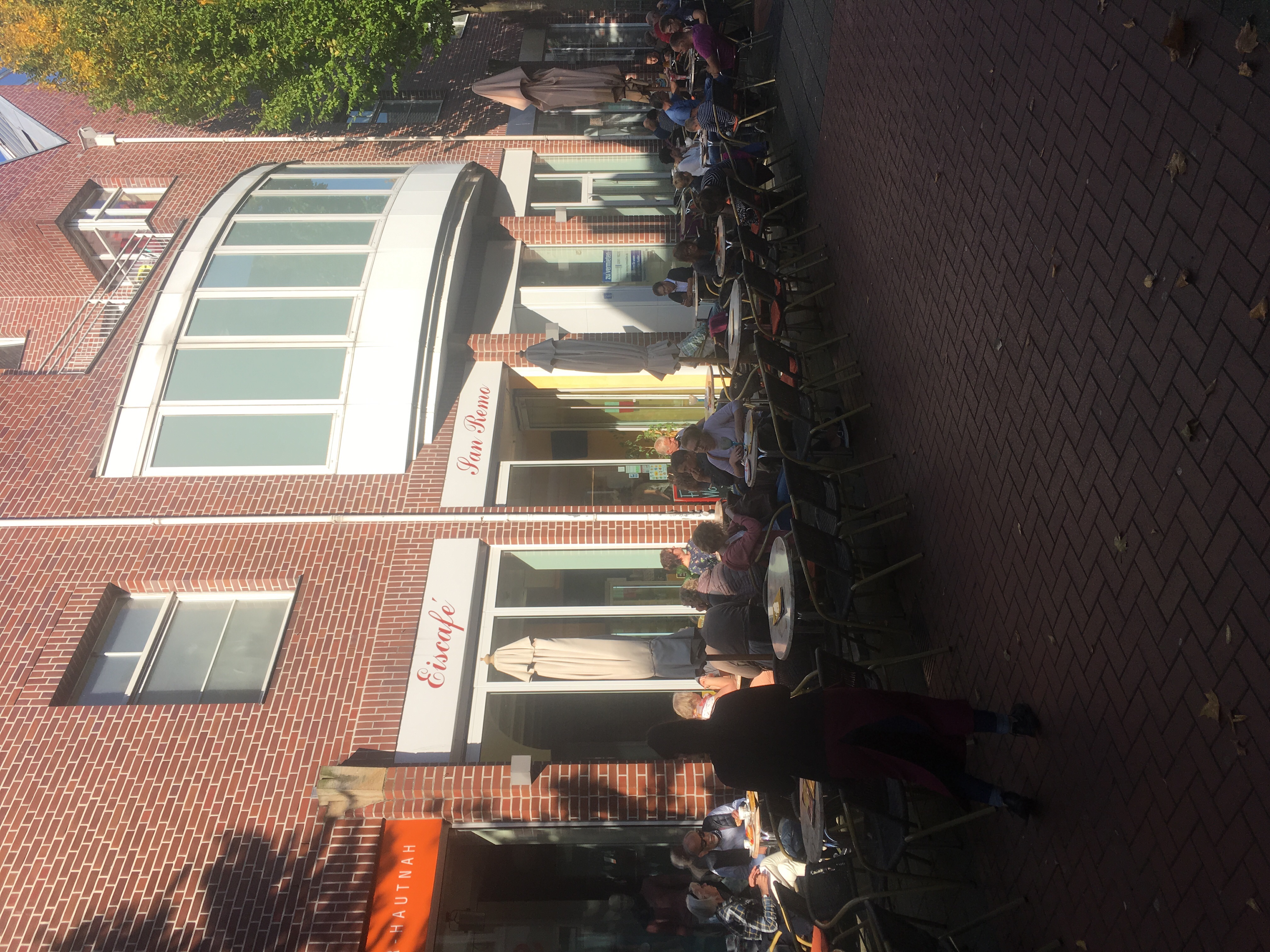 Außenansicht Eiscafe San Remo in Coesfeld