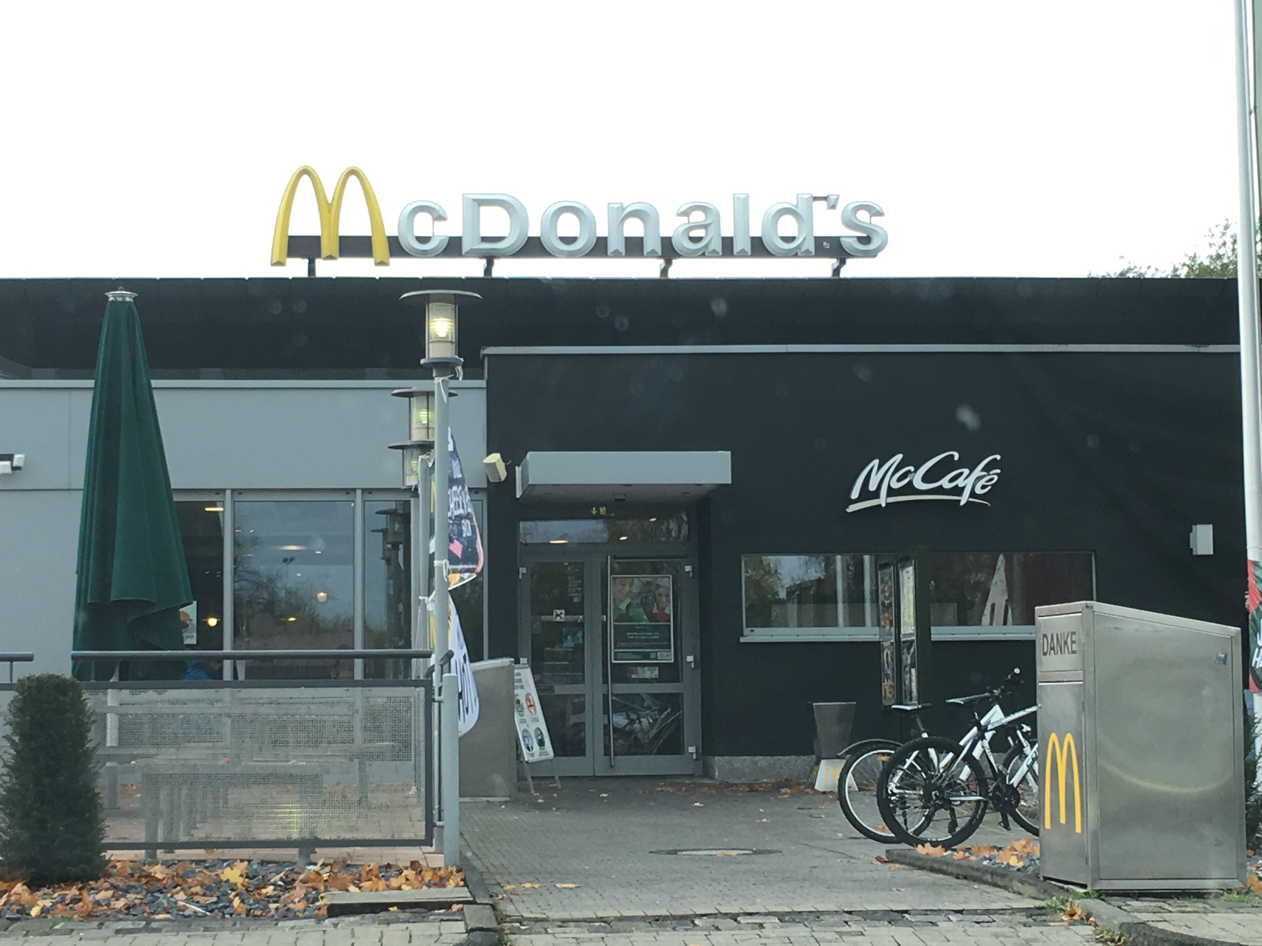 Außenansicht McDonalds in Coesfeld