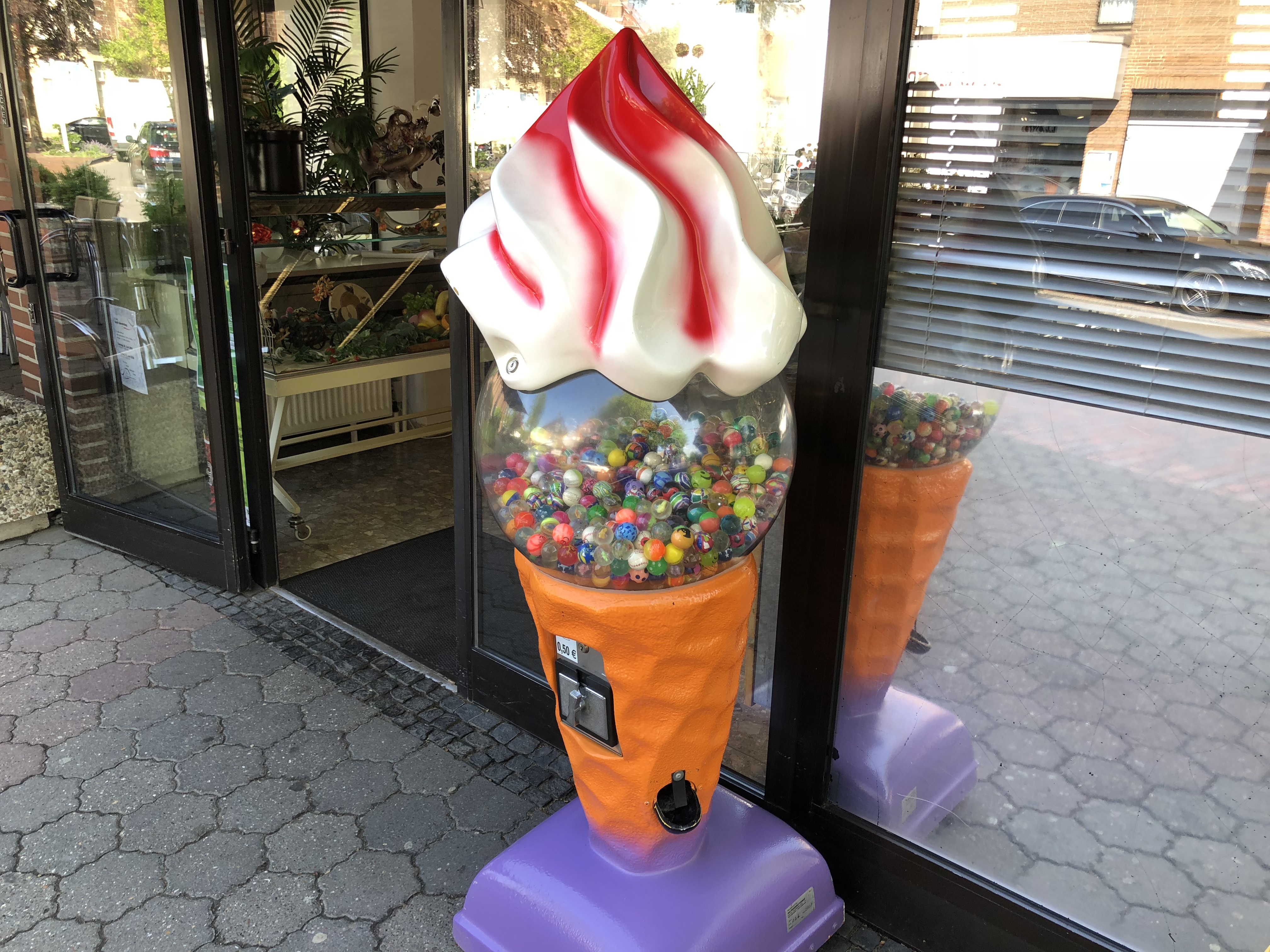 Außenansicht Eiscafe Venezia,  in Nottuln