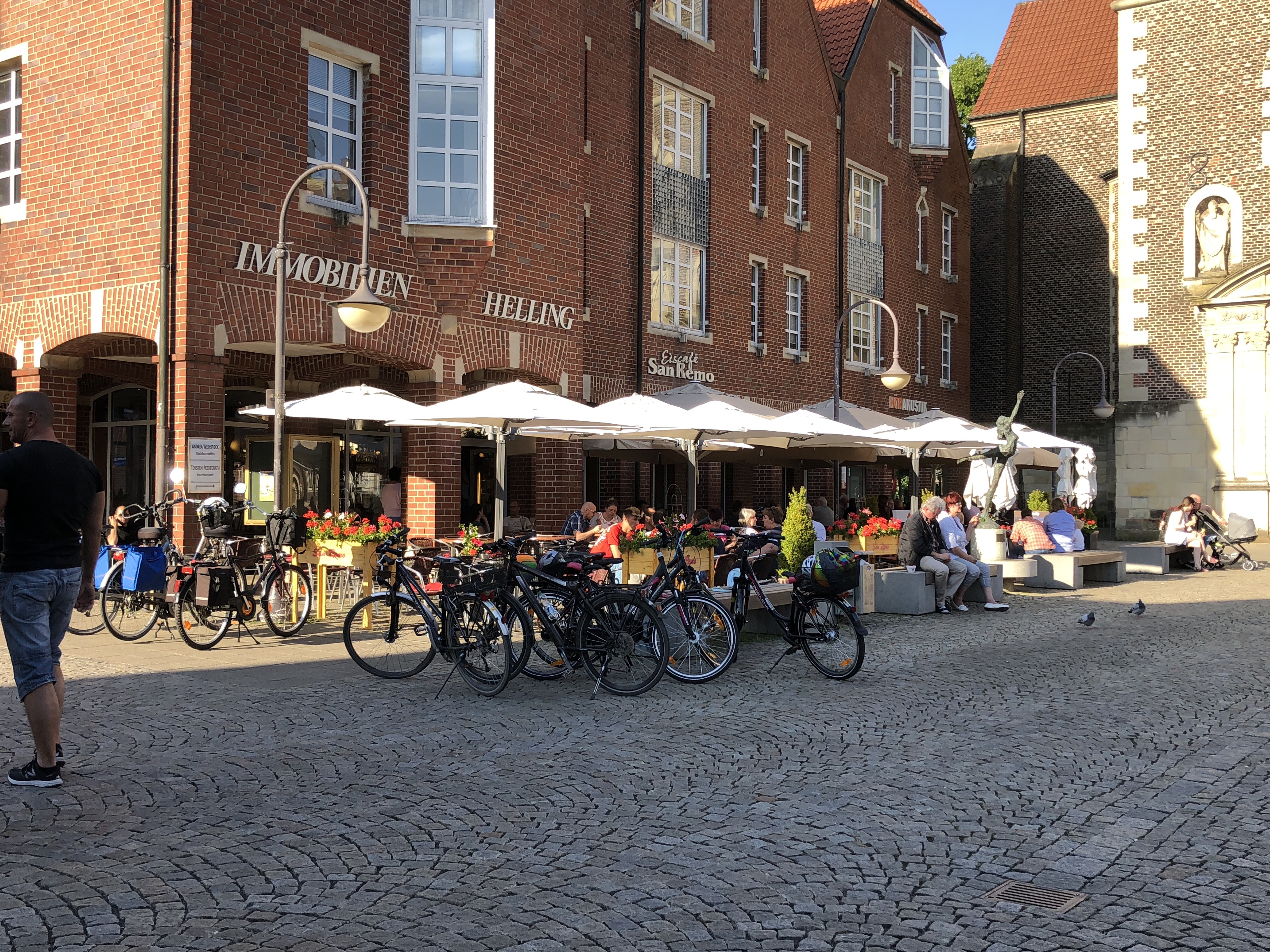 Außenansicht Eiscafe San Remo in Coesfeld