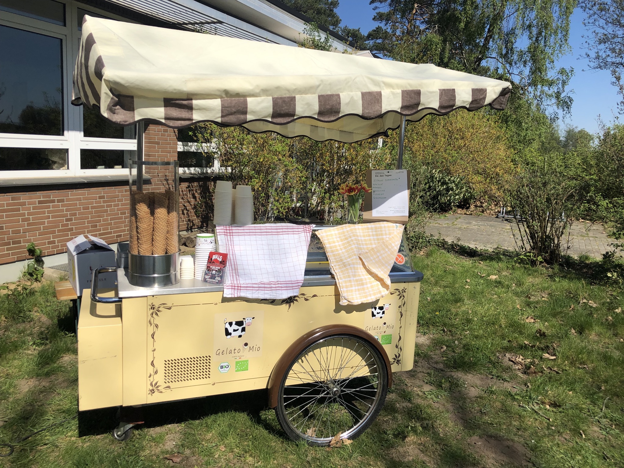 Außenansicht GelatoMio Eismanufaktur & Nudelwerkstatt in Coesfeld
